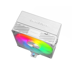 Racitor CPU Mars Gaming MCPU-X5ARGB, 280W TDP, 5 Heatpipes, Alb - Img 3