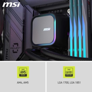 Racitor CPU MSI MAG CORELIQUID A13 360, Design ARGB, Performanta Eficienta - Img 7