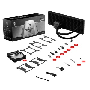 Racitor de procesor MSI MAG CORELIQUID M360, 360mm, ARGB, compatibil AMD si Intel - Img 5