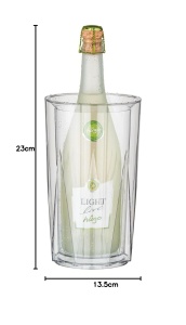 Racitor de sticle APS 36062, plastic SAN, transparent, 23 cm - Img 3