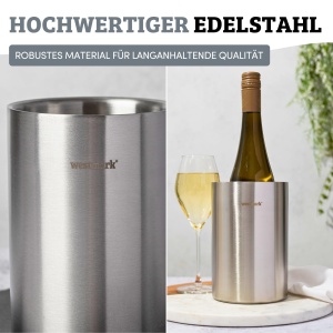 Racitor de sticle Westmark 1,5 l din otel inoxidabil, ideal pentru vin si apa - Img 4