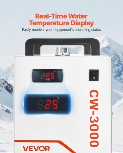 Racitor industrial VEVOR CW-3000, capacitate 9L, 10Lmin, cu ventilator performant - Img 4