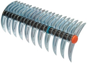 Racleta pentru gazon Gardena combisystem 35 cm, otel de calitate, 2 in 1 - Img 4