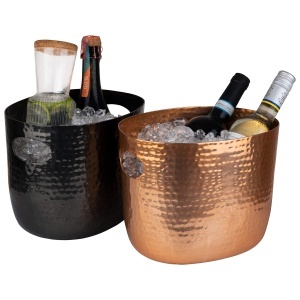 Racoritor pentru vin si sampanie APS 36108, aluminiu, 3.9 litri, cu aspect cupru - Img 3