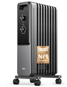 Radiator electric Dreo cu ulei, 2000W, 9 ripeni, termostat ajustabil