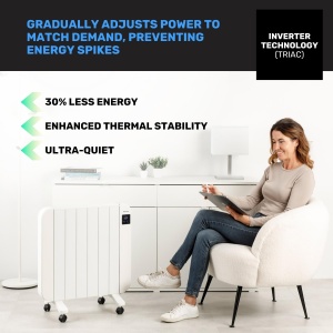 Radiator electric Taurus Persia 1500W, aluminiu, programare saptamanala - Img 5