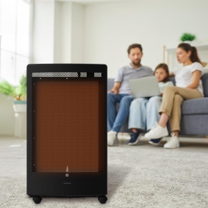 Radiator pe gaz Cecotec ReadyWarm 5300, 3000 W, cu termostat, mobil - Img 8