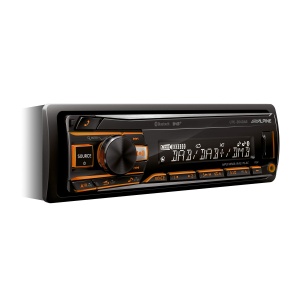 Radio auto Alpine UTE-204DAB DAB Bluetooth Negru