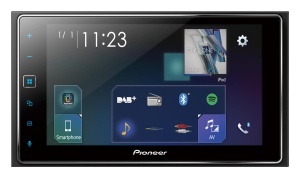 Radio auto Pioneer SPH-DA130DAB cu touchscreen de 6.2 inch, Bluetooth si Apple CarPlay