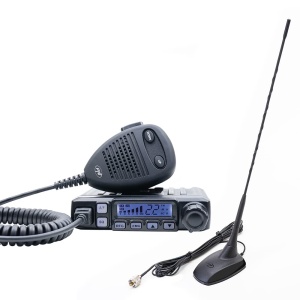 Radio CB PNI Escort HP 7120 ASQ, 4 W, 12 V, Antena Magnetica 45 cm