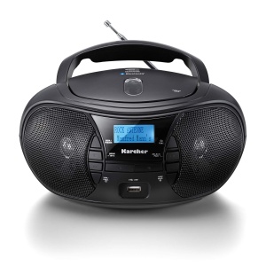 Radio portabil Karcher RR 5028D CD Player Bluetooth Negru
