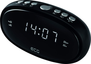 Radiowecker ECG RB 010 Negru cu Display LED Alb si FM Tuner - Img 2