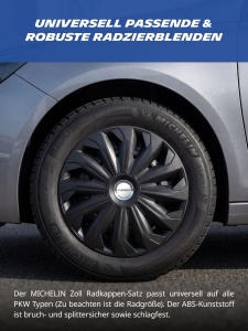 Radziere Michelin MX-FB 15 Zoll, Set 4 Bucati, ABS, Negru - Img 3