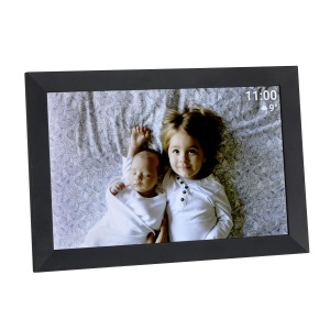 Rama foto digitala TFA Dostmann 10,1 inch, negru, cu aplicatie FRAMEO si conectivitate Wi-Fi