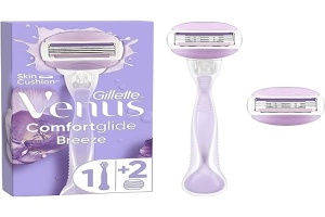 Rasator Gillette Venus Comfortglide Breeze, 3 lame, design ergonomic, cu hidratanta