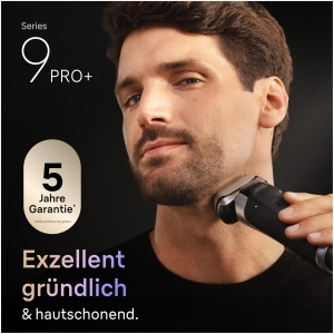Rasitor electric Braun Series 9 PRO, 9617psi, argintiu, 60 min autonomie - Img 2