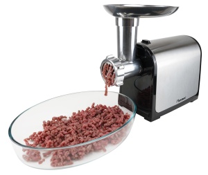 Rasnita carne AMG300SS, 1300 W, 2 discuri inox, pentru carne tocata si carnati - Img 1