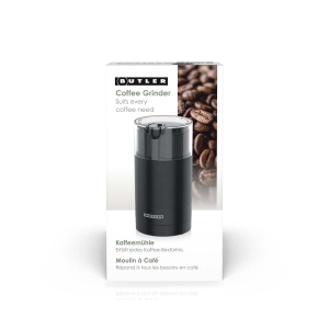 Rasnita electrica Butler pentru cafea 150W lame din otel inoxidabil capacitate 70g Negru - Img 4