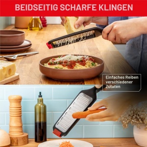 Rasnita Universala Tefal Ingenio K20707, 34 cm, NegruRosu, Plastic - Img 2