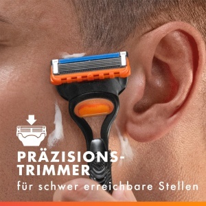 Rasoir Barbati Gillette Fusion5, Editie Speciala UEFA Champions League, 5 Lame, Albastru - Img 5
