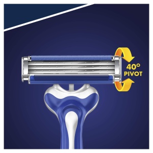 Rasoir de unica folosinta Gillette Sensor3 Comfort pentru barbati, 3 lame, 12 utilizari - Img 4