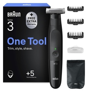 Rasoir electric Braun Series X XT5200, 4D, waterproof, wireless