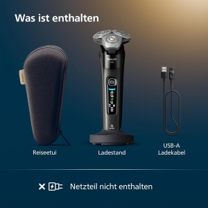 Rasoir electric Philips i9000, negru, cu trimmer integrat si ladestation - Img 7
