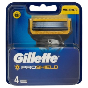 Rasoir Gillette Rec Proshield 4 cu 5 lame, tehnologie FlexBall, trimmer de precizie