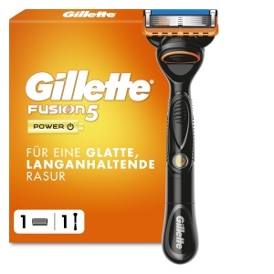 Rasoir pentru barbati Gillette Fusion5, 5 lame, negru, cu trimmer de precizie