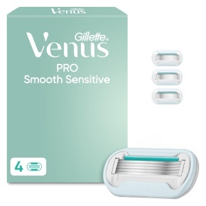 Rasoir pentru femei Gillette Venus Pro Smooth Sensitive, 4 lame, pentru piele sensibila