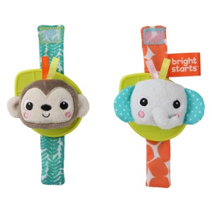 Rassel si Baitring Bright Starts, design Elefant si Af, BPA-free, multicolor