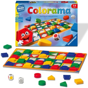 Ravensburger 24921 - Colorama - Joc de potrivire pentru cei mici - Joc pentru copii de la 3 la 6 ani, Invatare jucausa pentru 1-6 jucatori