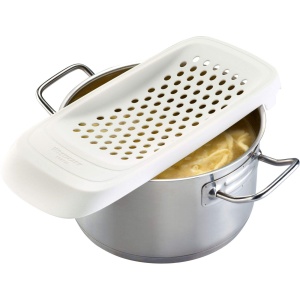 Razatoare Spatzle Westmark 61132270 cu Schaber flexibil AlbGri din plastic robust - Img 2