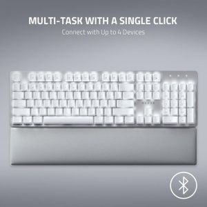 Razer Pro Type Ultra Tastatura Wireless Alba Switch-uri Silentioase si Design Ergonomic - Img 4