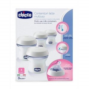 Recipient Chicco Step Up New pentru depozitare lapte matern 4 bucati silicon fara BPA - Img 3