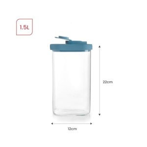 Recipient IBILI pentru bauturi si gazpacho 15L sticla borosilicata capac etans - Img 2