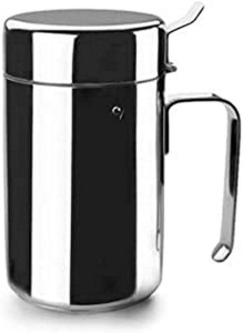 Recipient pentru ulei Ibili, 1000 ml, inox, argintiu