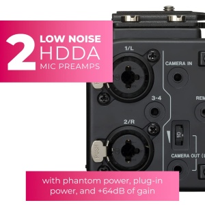 Recorder audio Tascam DR-60DmkII cu 4 canale, preamplificatoare HDDA - Img 5