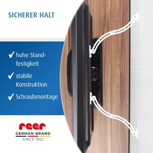 Reer Protectie TV Anti-Rasturnare Alb Distanta Reglabila 5-18 cm - Img 6
