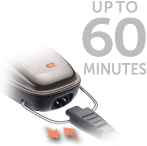 Remington Hair Clipper Profi Retro [auto-ascutire. Lame din otel inoxidabil cu parghie de reglare/motor profesional/0,5-25 mm] Set de tuns parul (11 piepteni de atasament, retea/baterie, litiu, geanta) HC9100 - Img 6