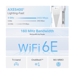 Repetitor WiFi TP-Link RE815XE, Tri-Band, 5400 Mbps, 4 antene externe - Img 2
