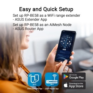 Repetor WiFi ASUS RP-BE58 BE3600 Dual Band, 3600 Mbps, AiMesh - Img 6