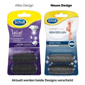 Rezerve Scholl Expert Care Wet Dry Ultra Strong cu particule de diamant 2 bucati Gri - Img 2