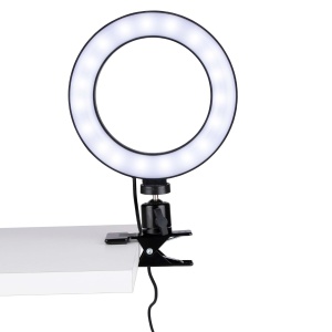 Ringlicht Handy Grundig 15,6cm - 48 LEDs, 3 Modi de Lumina, USB - Img 3