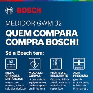Roata de masurare Bosch Professional GWM 32 Diametru 3185 cm Greutate 14 kg - Img 10