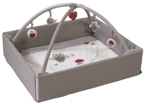 Roba Baby Nest 4in1 Adam Eule, Saltea multifunctionala cu protectie, 125x115 cm