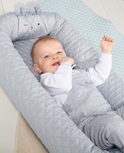 Roba Babylounge Style Benny Hellblau 0-6 Luni Multifunctional - Img 5