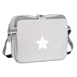 Roba Boostersitz Little Stars Sitzerhohung pentru copii Gri deschis Material rezistent Canvas - Img 2