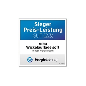 Roba Wickelauflage Waldhochzeit, 85x75 cm, Fata din folie phthalat free - Img 3