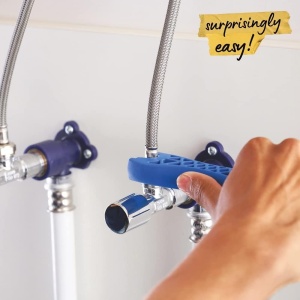 Robinet baie GROHE Start, crom, 17 cm, economie de apa - Img 2
